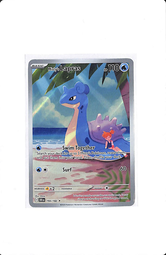 MISTY'S LAPRAS DESTINED RIVALS ILLUSTRATION RARE #194