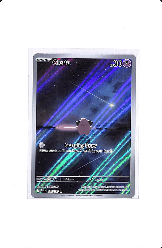 CLEFFA OBSIDIAN FLAMES ILLUSTRATION RARE #202