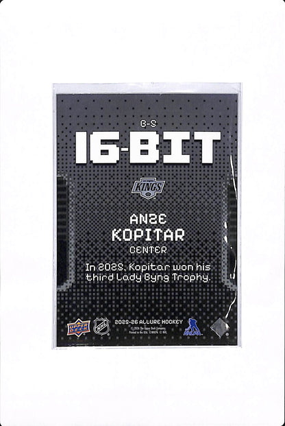 2025-26 UPPER DECK ALLURE ANZE KOPITAR 16-BIT SSP 1:720