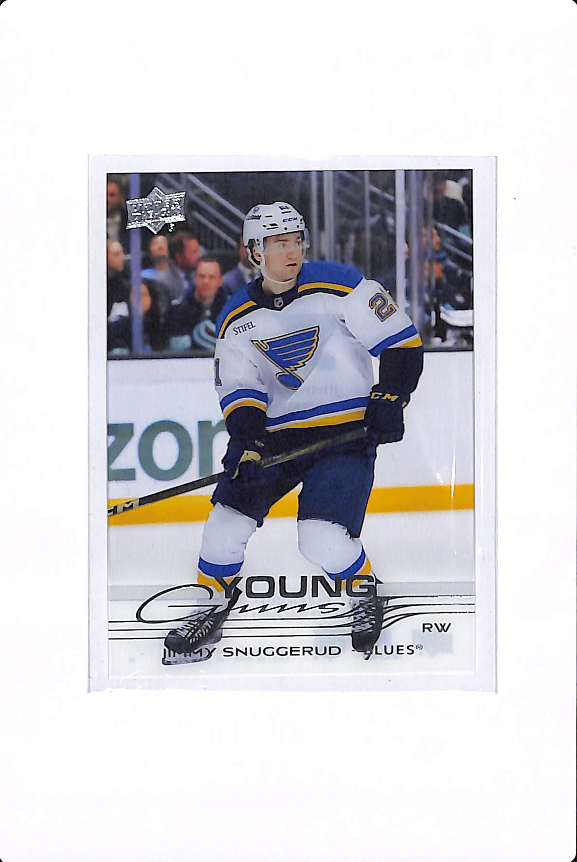 2025-26 UPPER DECK SERIES 1 JIMMY SNUGGERUD CLEAR CUT YOUNG GUNS #207