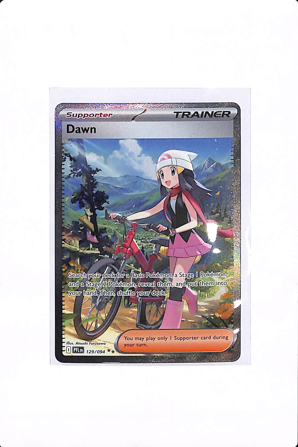 DAWN PHANTASMAL FLAMES SPECIAL ILLUSTRATION RARE #129