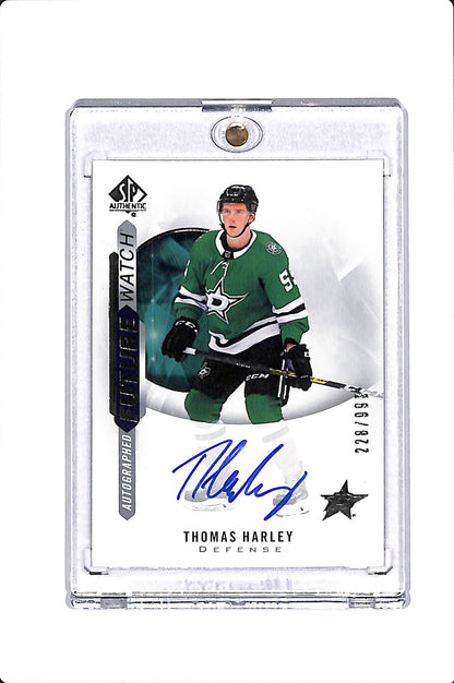 2020-21 UPPER DECK SP AUTHENTIC THOMAS HARLEY FUTURE WATCH AUTO /999 #157