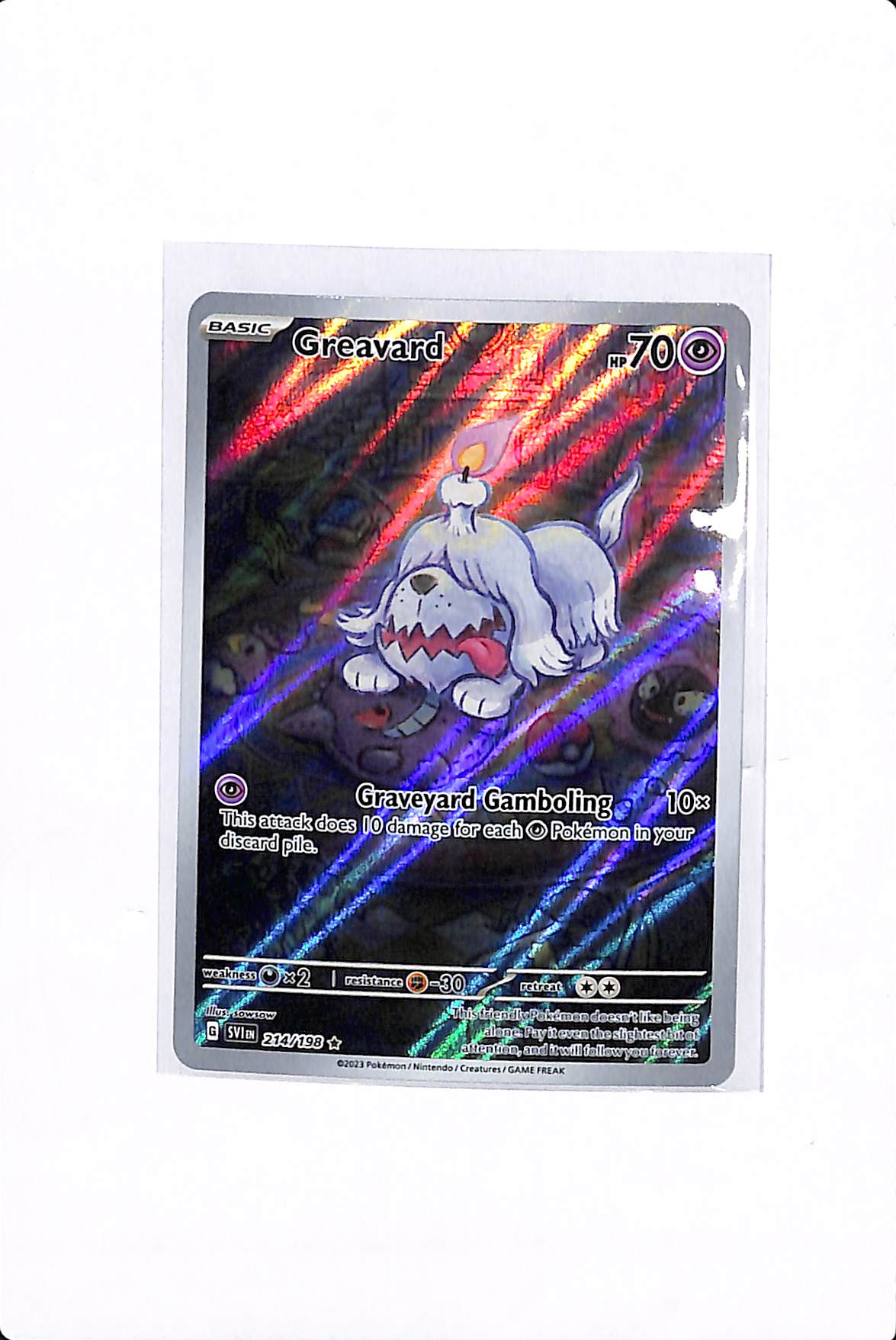 Greavard Scarlet & Violet Base Set Illustration Rare 214/198