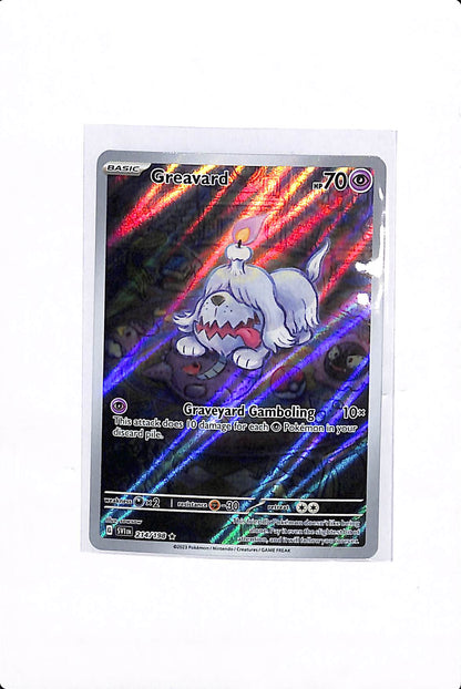 Greavard Scarlet & Violet Base Set Illustration Rare 214/198