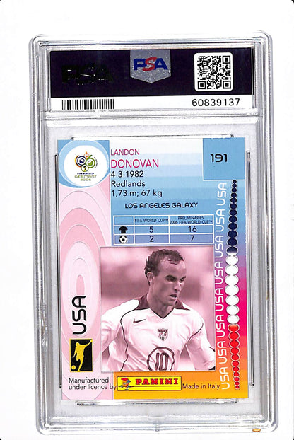 2006 PANINI WORLD CUP GERMANY LANDON DONOVAN #191 PSA 7