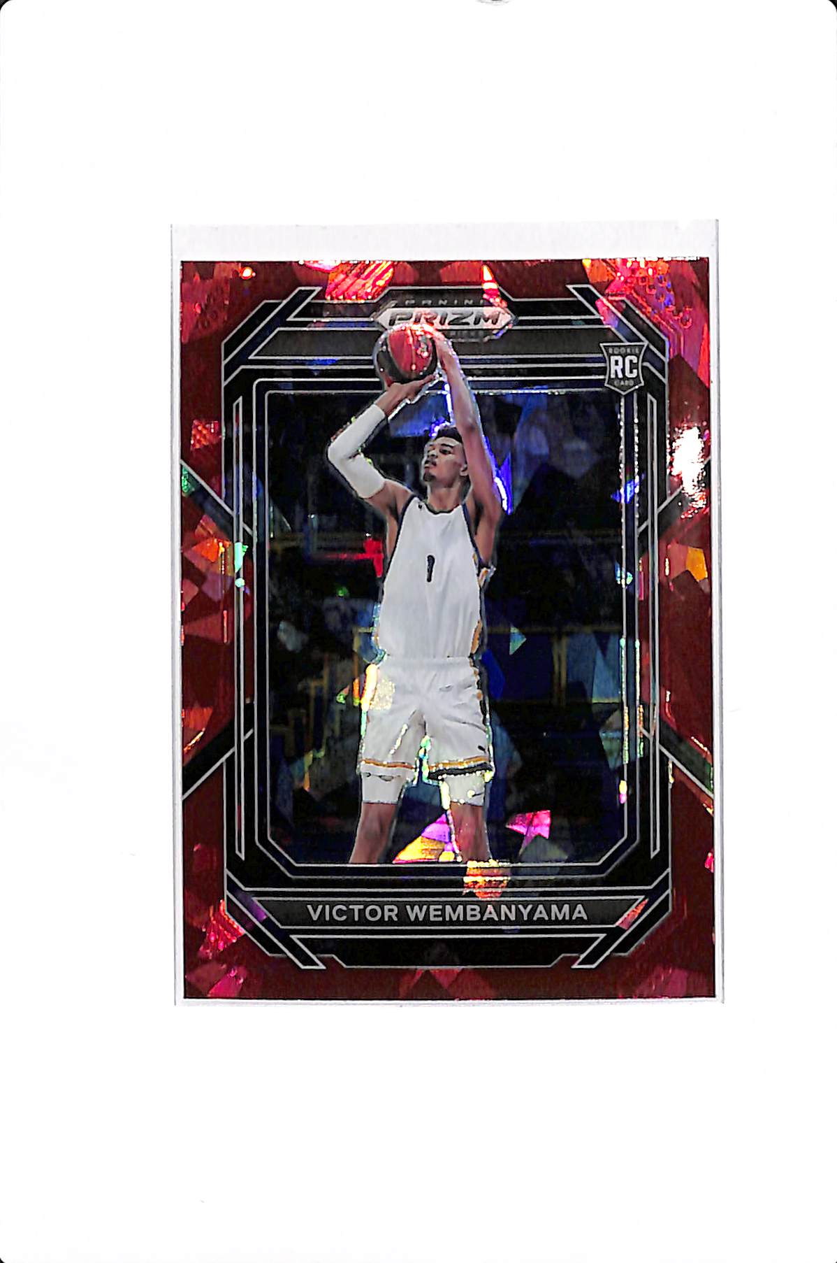 2023 PANINI PRIZM DP VICTOR WEMBANYAMA RED ICE ROOKIE #2