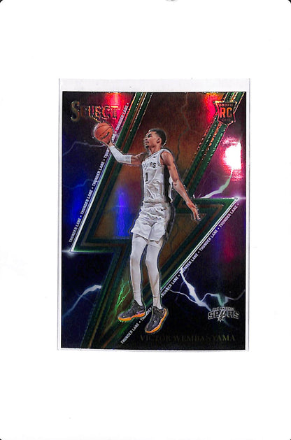 2023-24 PANINI SELECT VICTOR WEMBANYAMA GREEN THUNDER LANE RC #5