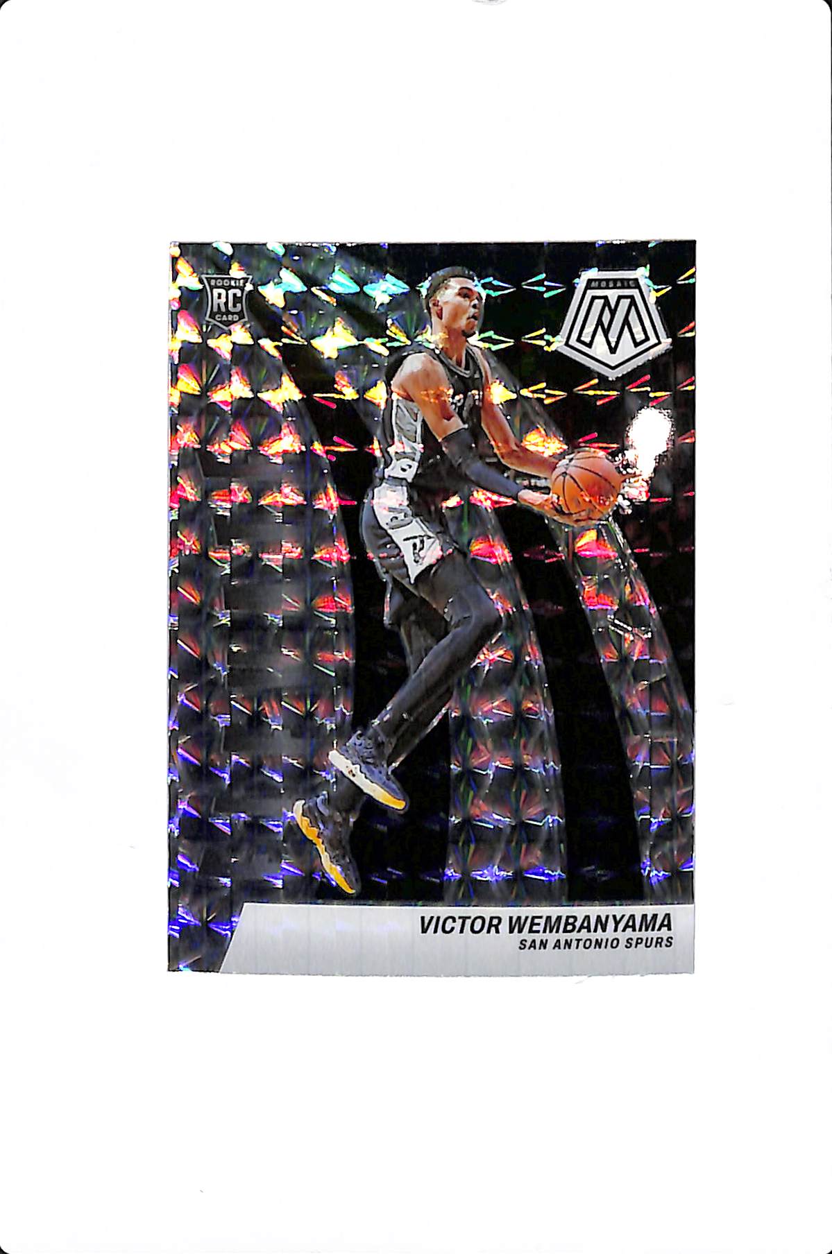 2023-24 PANINI MOSAIC VICTOR WEMBANYAMA ELEVATE MOSAIC PRIZM RC #18