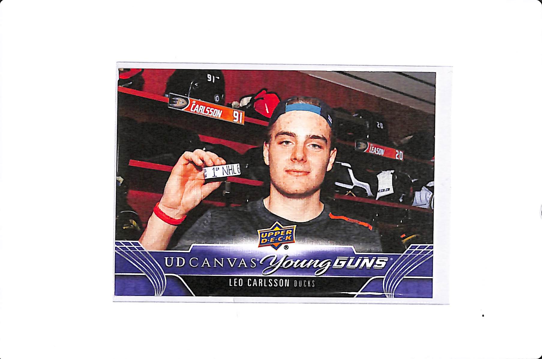 2023-24 UPPER DECK EXTENDED SERIES LEO CARLSSON YOUNG GUNS CANVAS #C362