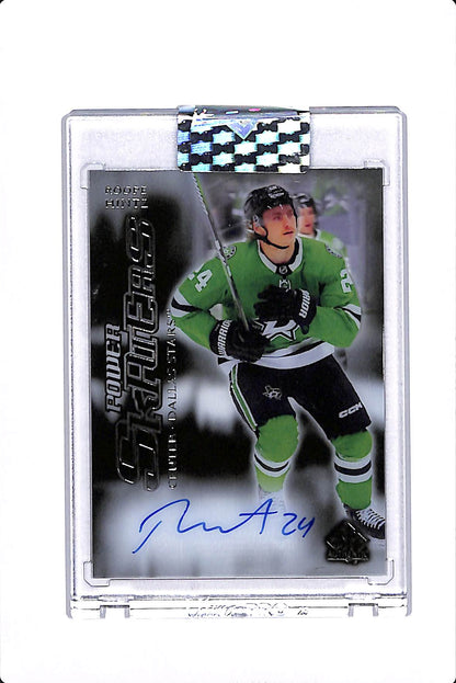 2024-25 UPPER DECK CLEAR CUT ROOPE HINTZ POWER SKATERS AUTO #PSA-RH