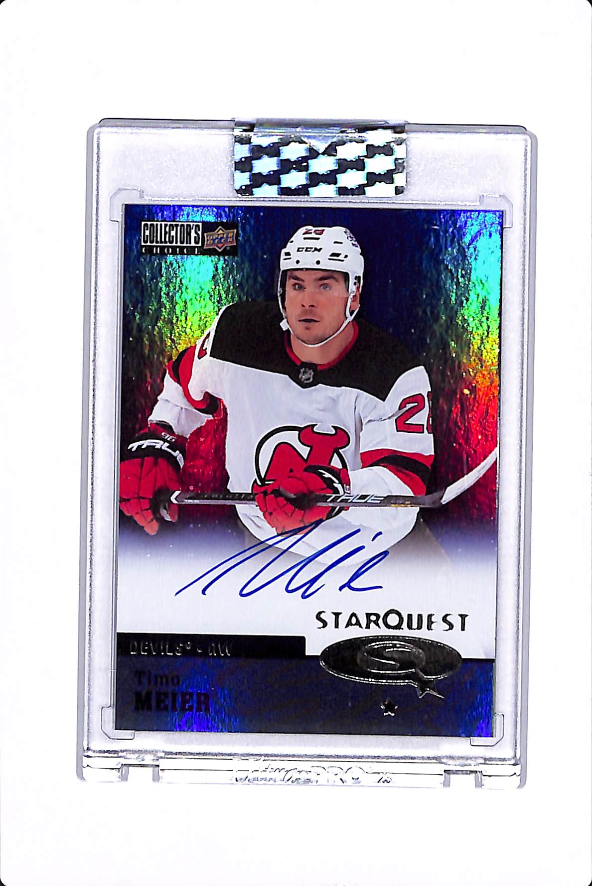 2024-25 UPPER DECK CLEAR CUT TIMO MEIER STARQUEST AUTO #CSA-TM