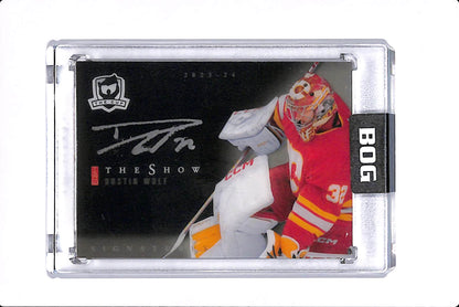 2023-24 UPPER DECK THE CUP DUSTIN WOLF THE SHOW BLACK AUTO #SB-DW