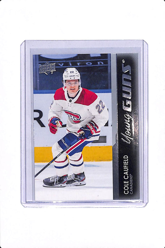 2021-22 UPPER DECK SERIES 1 COLE CAUFIELD YOUNG GUNS #201