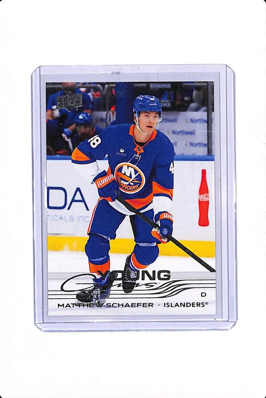 2025-26 UPPER DECK SERIES 2 MATTHEW SCHAEFFER YOUNG GUNS #451