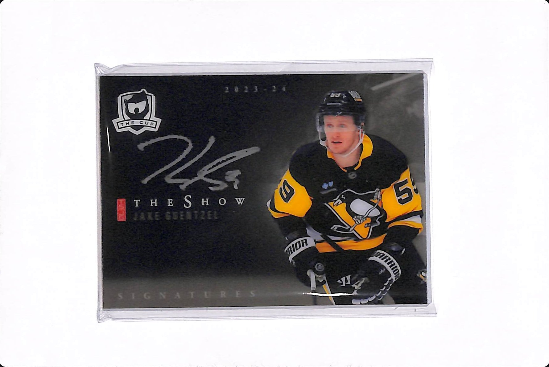 2024-25 UPPER DECK THE CUP JAKE GUENTZEL THE SHOW SIGNATURES BLACK #SB-GU