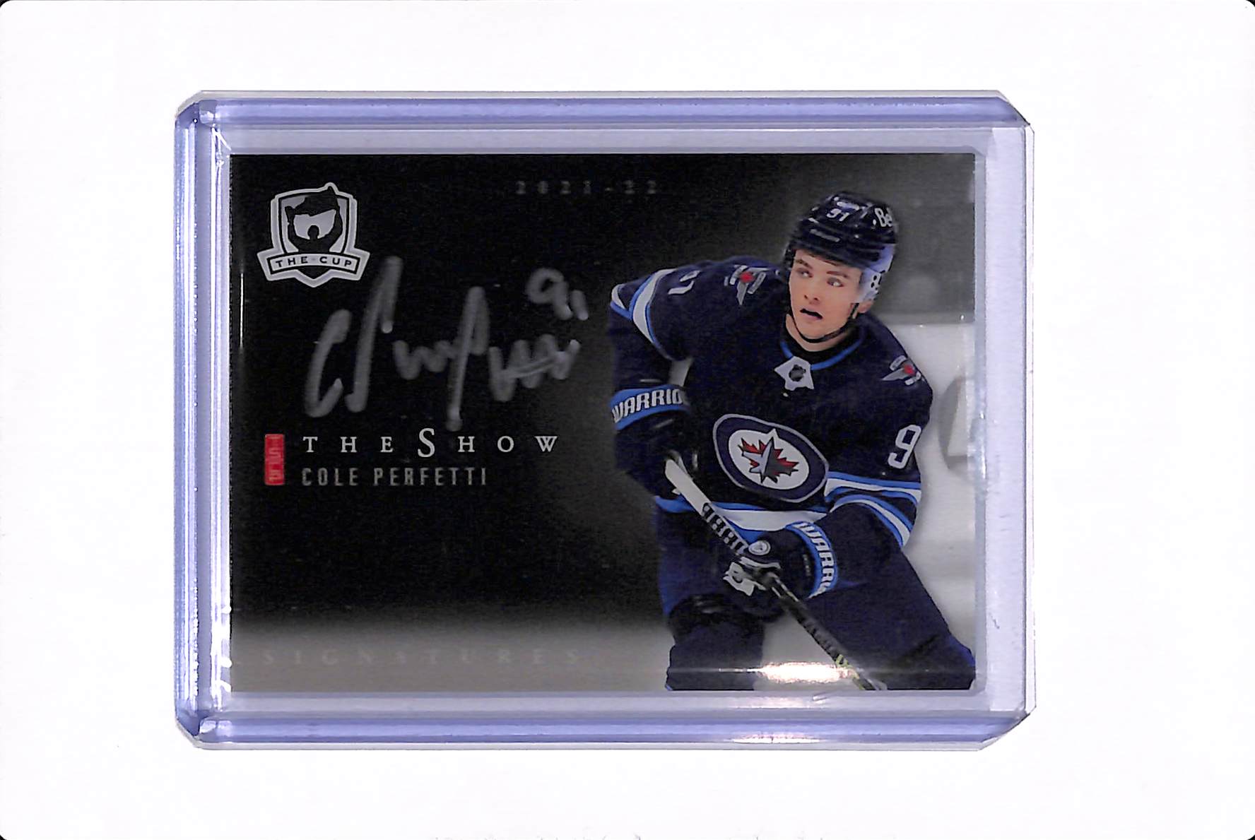 2021-22 UPPER DECK THE CUP COLE PERFETTI THE SHOW SIGNATURES BLACK #SB-44