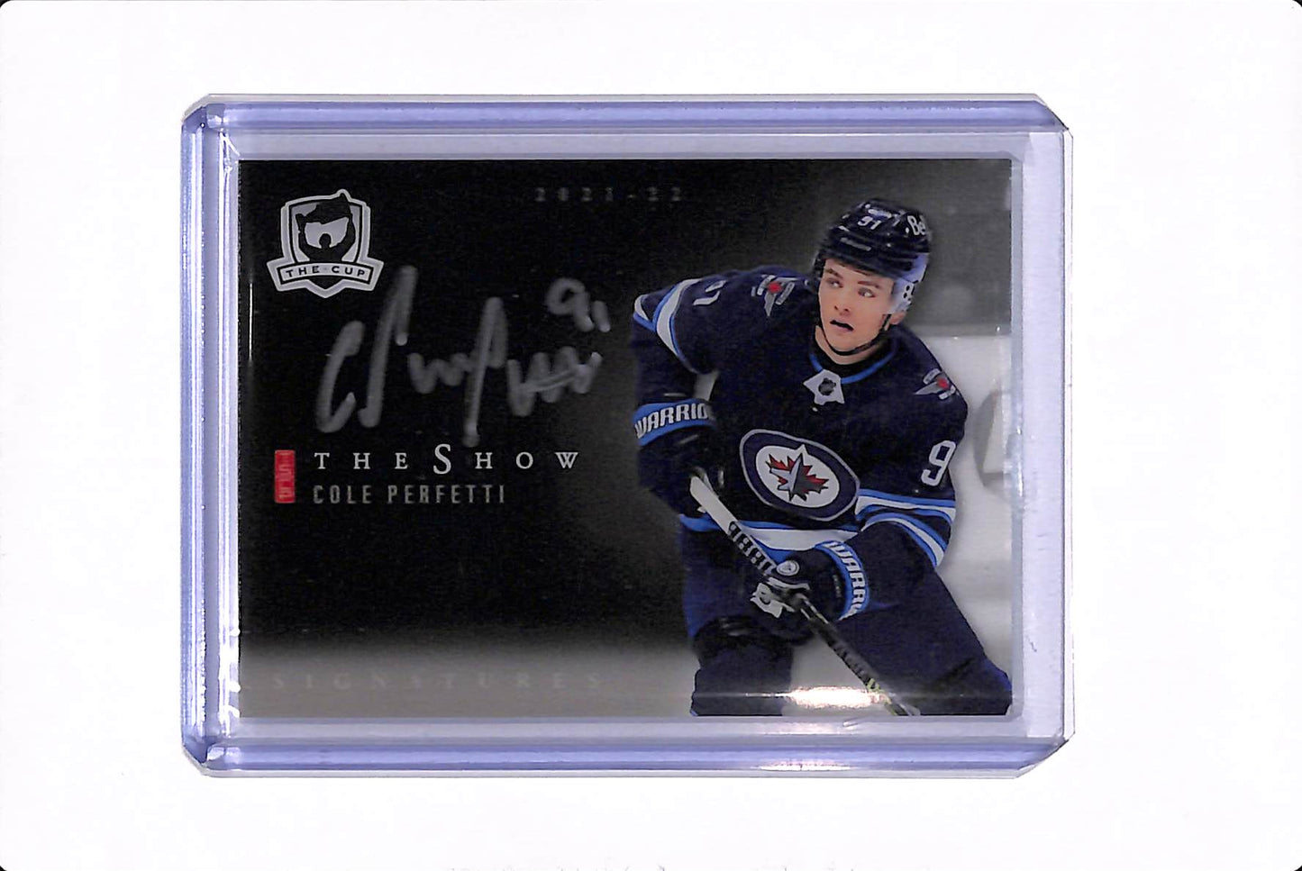 2021-22 UPPER DECK THE CUP COLE PERFETTI THE SHOW SIGNATURES BLACK #SB-44