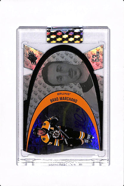 2022-23 UPPER DECK CLEAR CUT BRAD MARCHAND SPX AUTO #SVV-BM