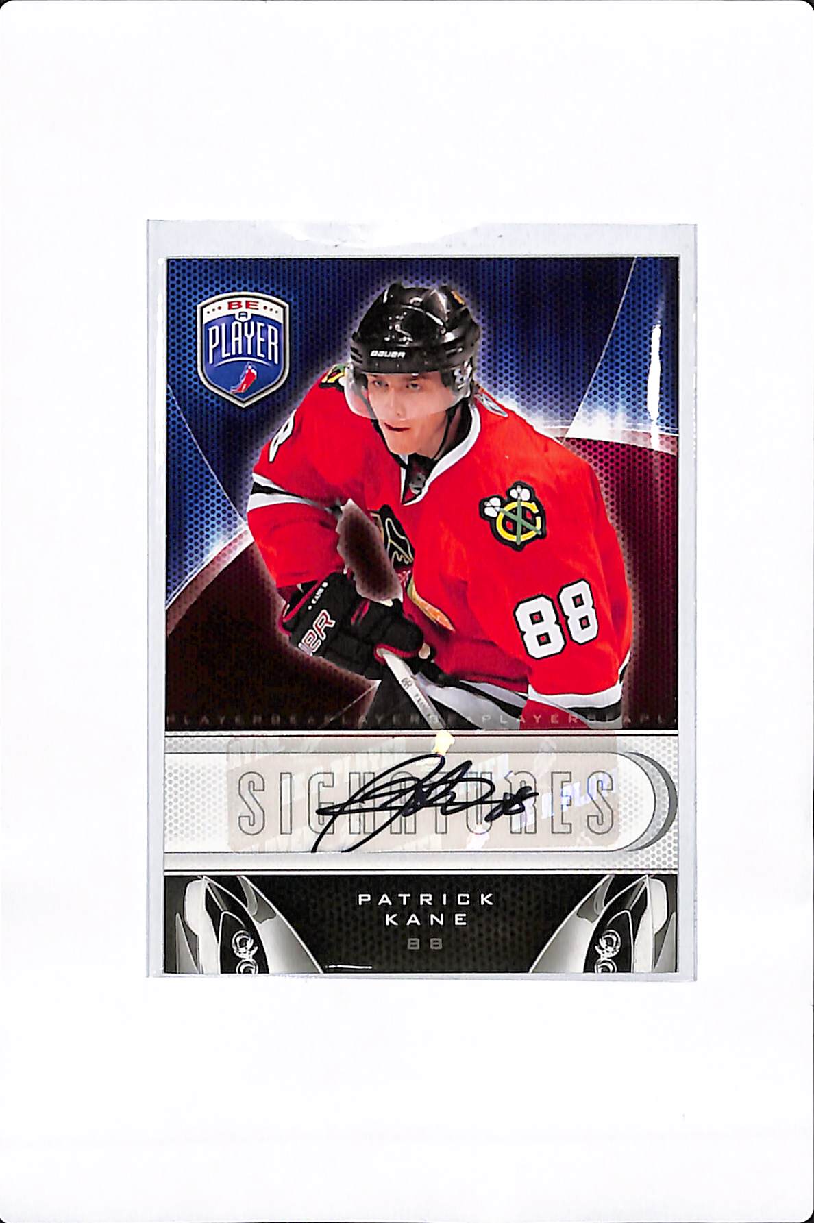 2009-10 UPPER DECK BE A PLAYER PATRICK KANE SIGNATURES #S-PK