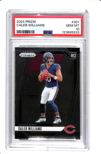 2024 PANINI PRIZM CALEB WILLIAMS ROOKIE PSA 10 #301
