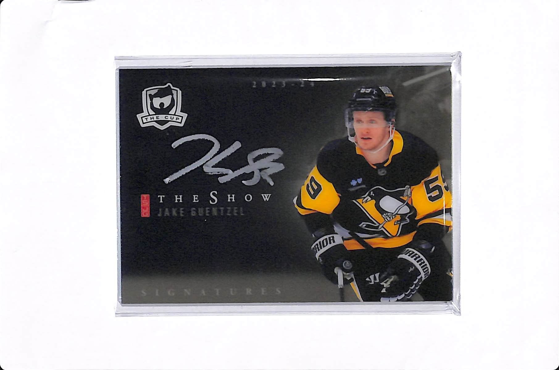 2023-24 UPPER DECK THE CUP JAKE GUENTZEL THE SHOW BLACK AUTO #SB-GU