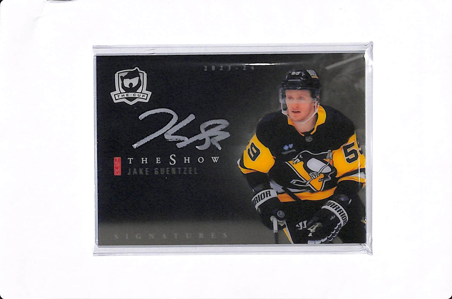 2023-24 UPPER DECK THE CUP JAKE GUENTZEL THE SHOW BLACK AUTO #SB-GU