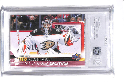 2022-23 UPPER DECK SERIES 1 LUKAS DOSTAL YOUNG GUNS CANVAS TAG 10 #C113