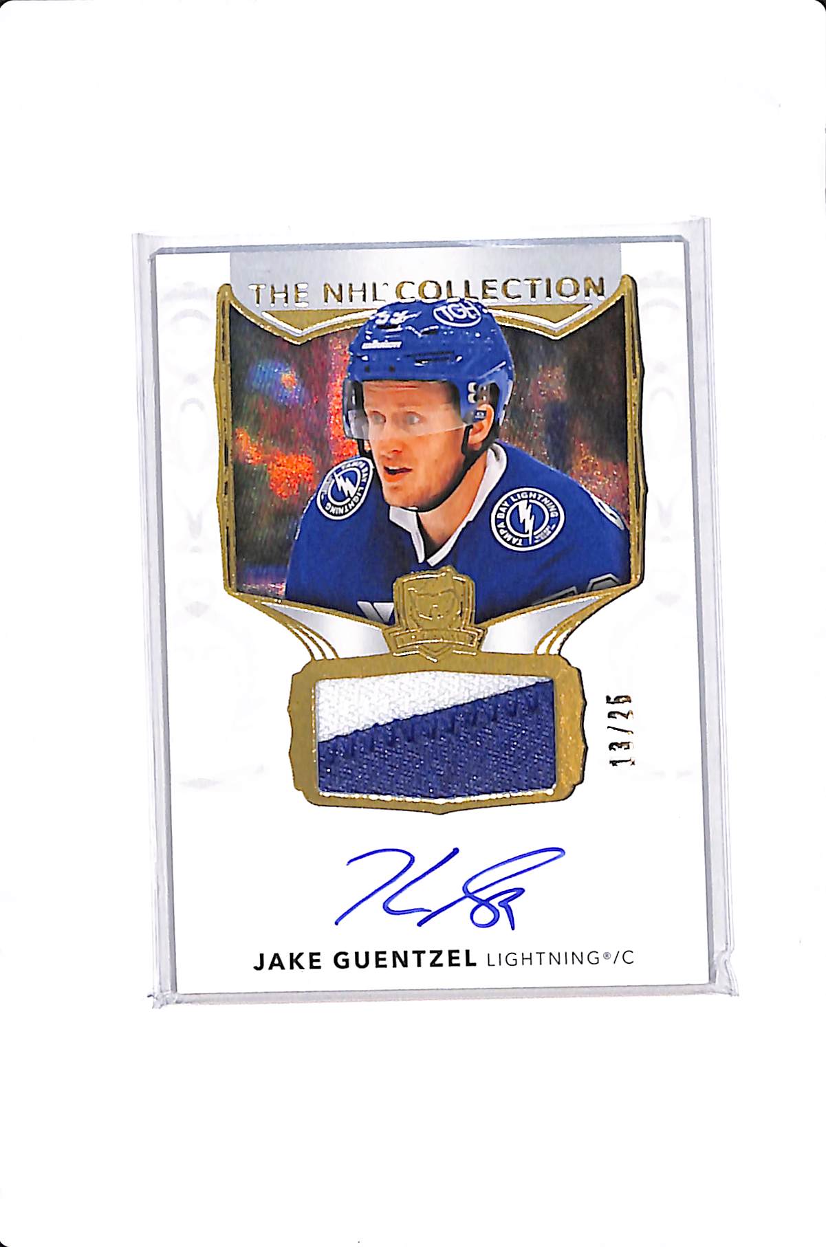 2024-25 THE CUP JAKE GUENTZEL THE NHL COLLECTION PATCH AUTO /25 #NHLJG