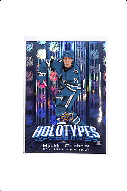 2025-26 UPPER DECK SERIES 1 MACKLIN CELEBRINI HOLOTYPES SP #HT-50
