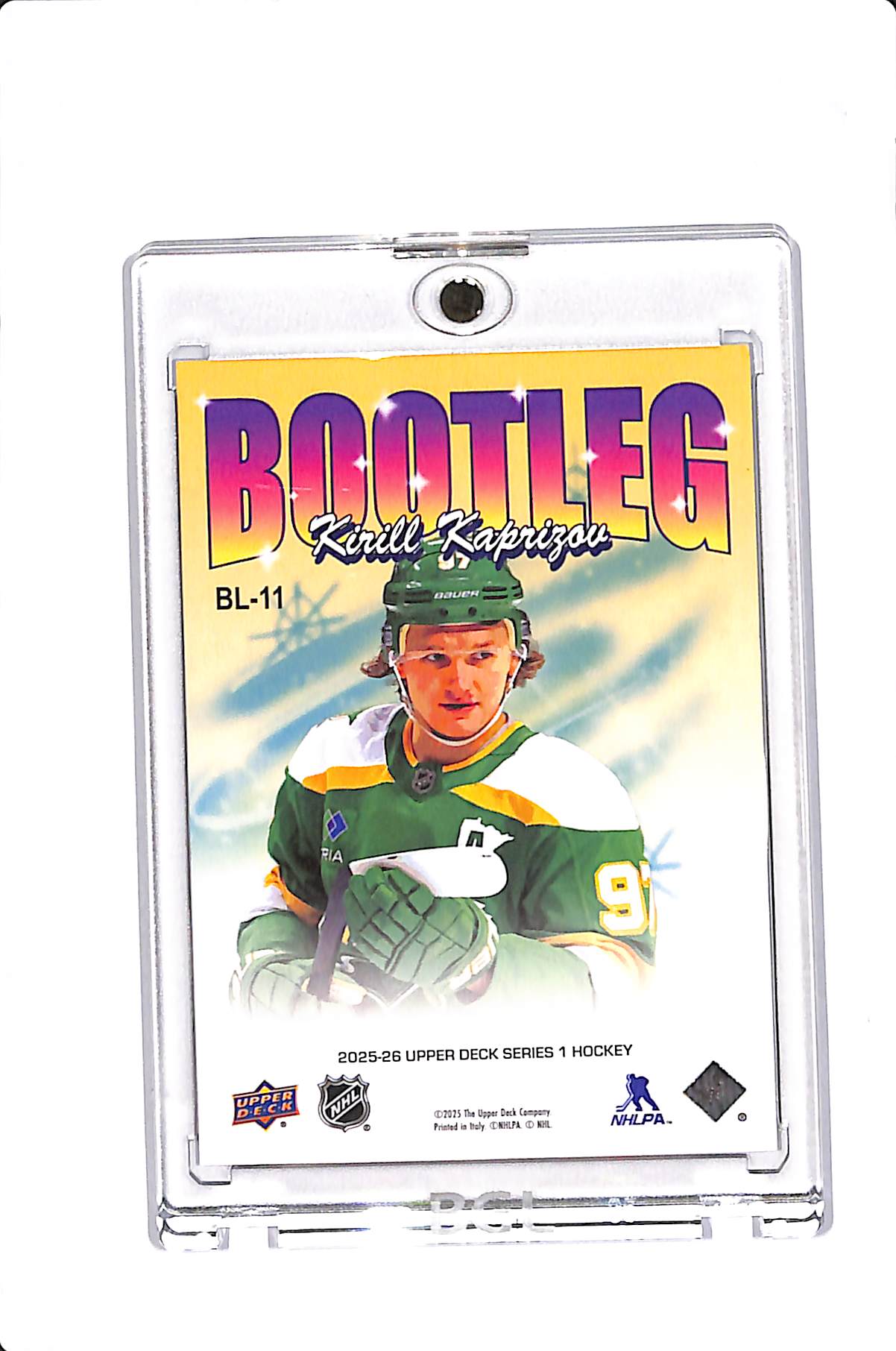 2025-26 UPPER DECK SERIES 1 KIRILL KAPRIZOV BOOTLEG SSP #BL-11