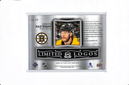 2024-25 UPPER DECK THE CUP DAVIS PASTRNAK LIMITED LOGOS /50 #LL-DP