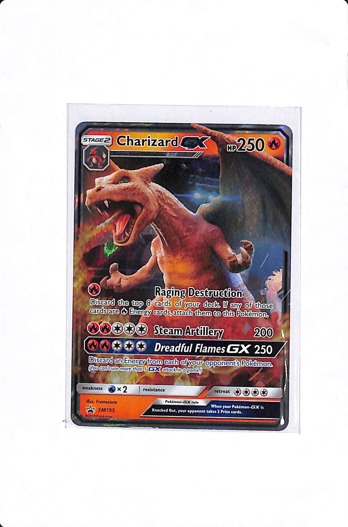 Charizard GX Sun & Moon Promo Promo SM195