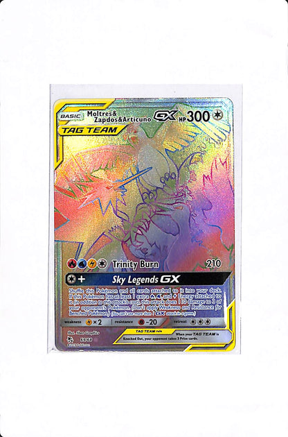 Moltres & Zapdos & Articuno GX (Secret) Hidden Fates Secret Rare #69