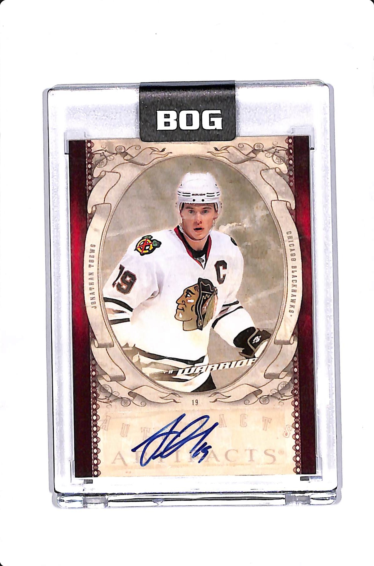 2010-11 UPPER DECK ARTIFACTS JONATHAN TOEWS AUTOFACTS #AF-TO