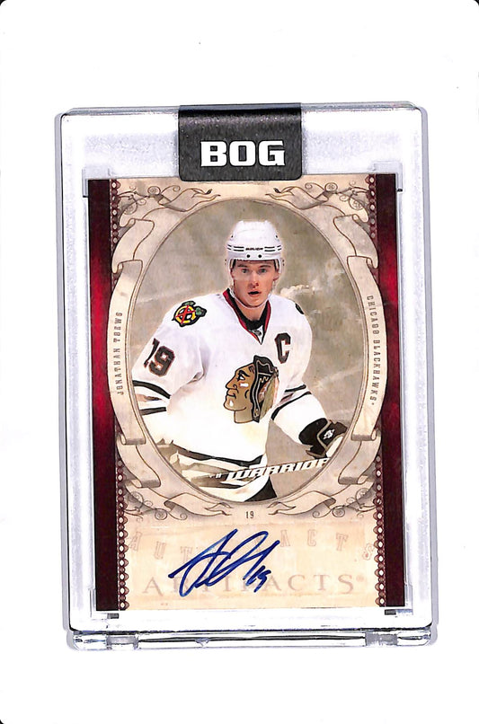 2010-11 UPPER DECK ARTIFACTS JONATHAN TOEWS AUTOFACTS #AF-TO