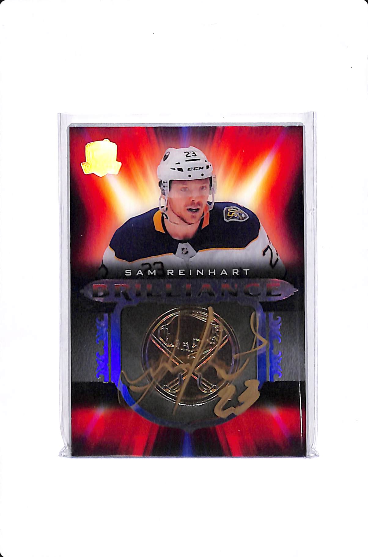 2019-20 UPPER DECK THE CUP SAM RIENHART BRILLIANCE AUTO #B-SR
