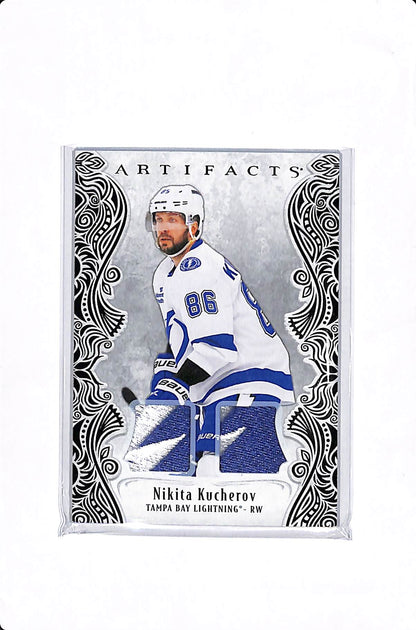 2025-26 UPPER DECK ARTIFACTS NIKITA KUCHEROV LIGHTNING BOLT PATCH /3 #120