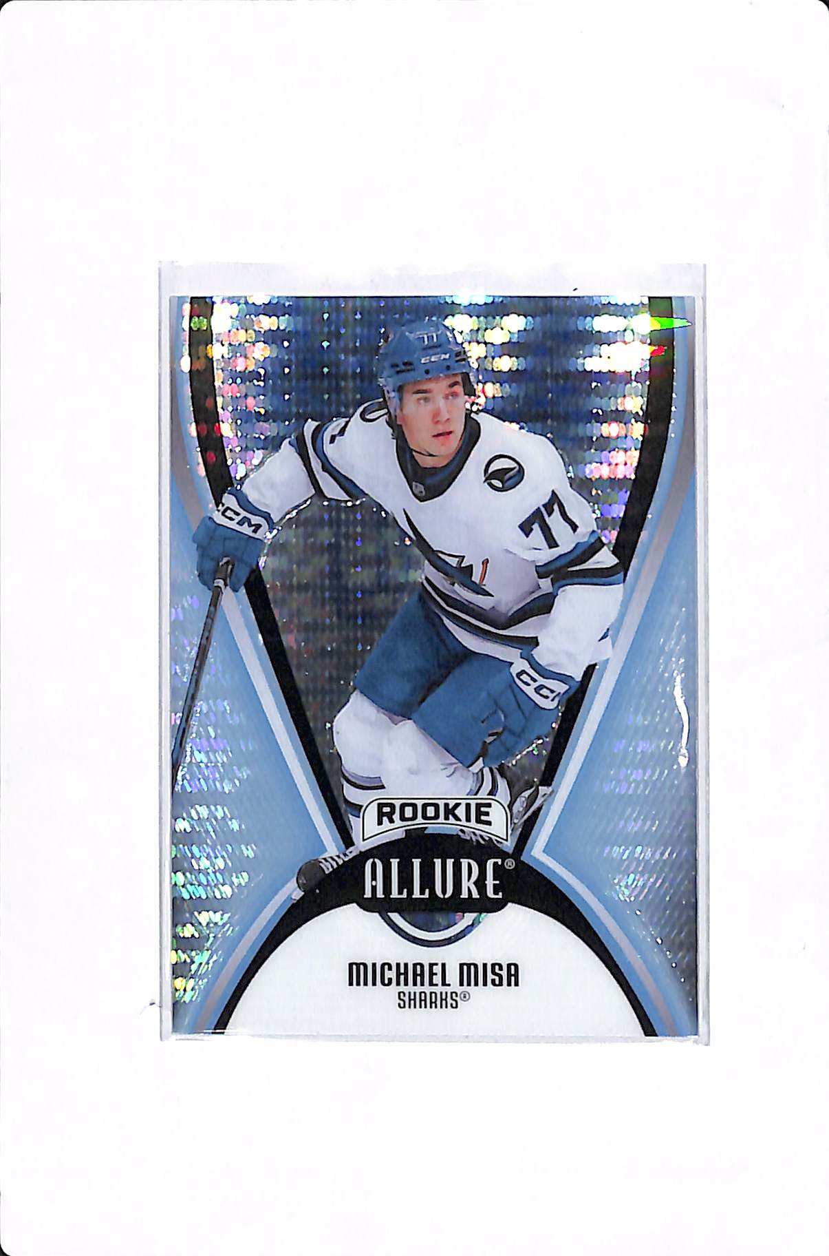 2025-26 UPPER DECK ALLURE MICHAEL MISA BLUE LINE ROOKIE /35 #AR-MM