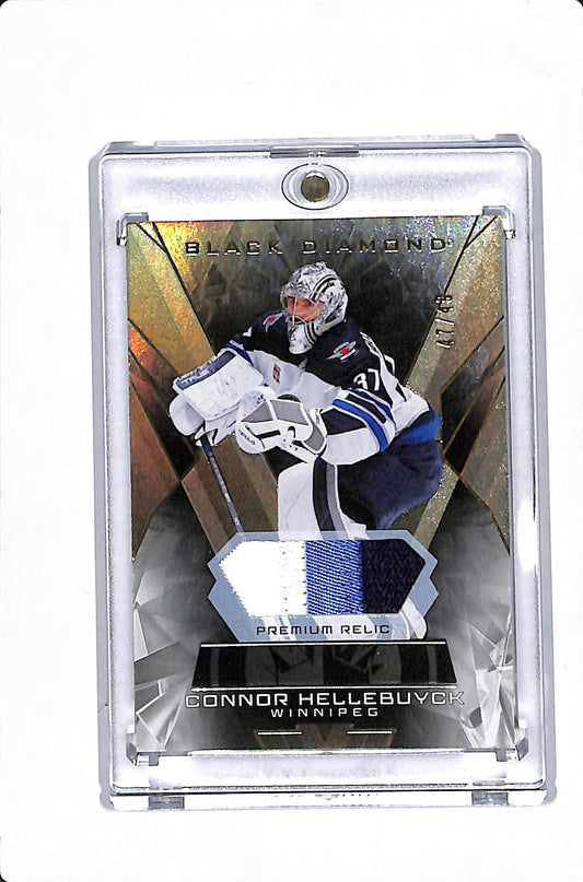 2025-26 UPPER DECK BLACK DIAMOND CONNOR HELLEBUYCK PREMIUM RELIC /49 #BDB-CH