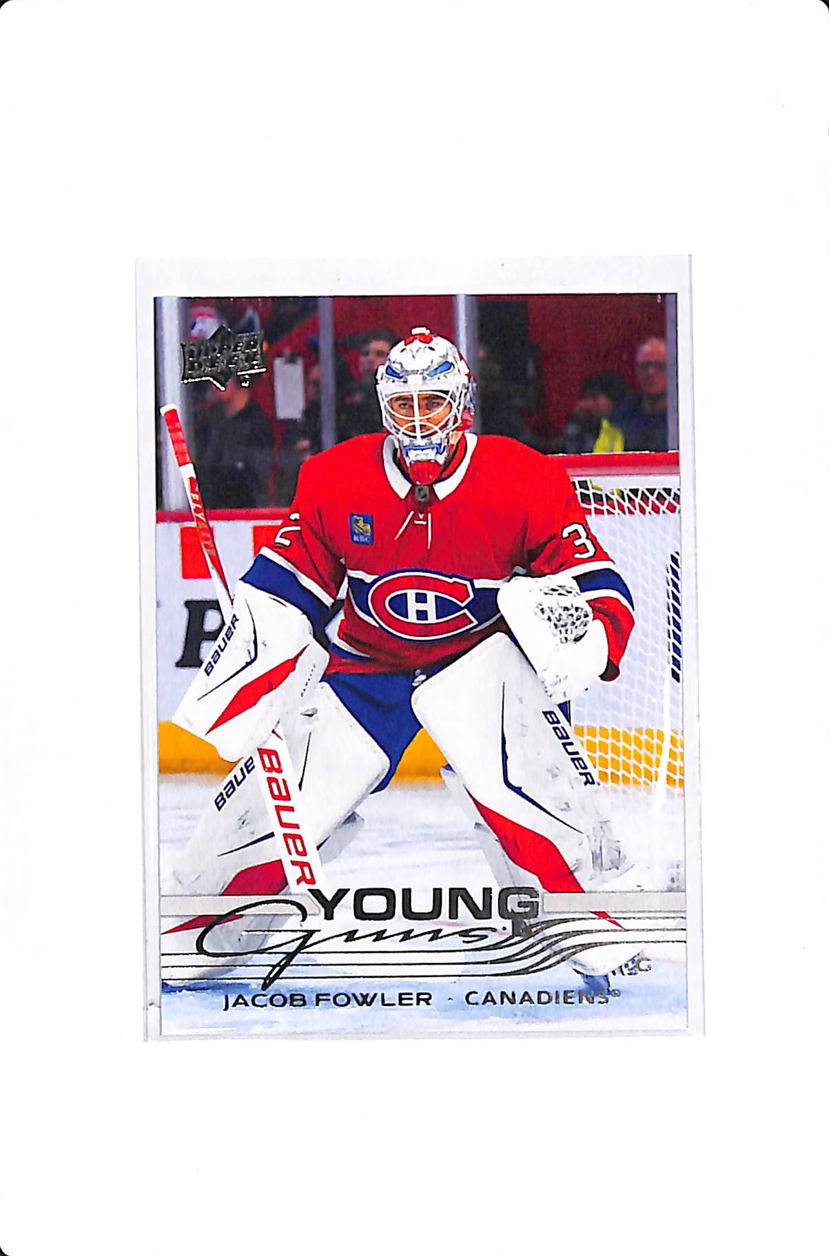 2025-26 UPPER DECK EXTENDED SERIES JACOB FOWLER YOUNG GUNS #724