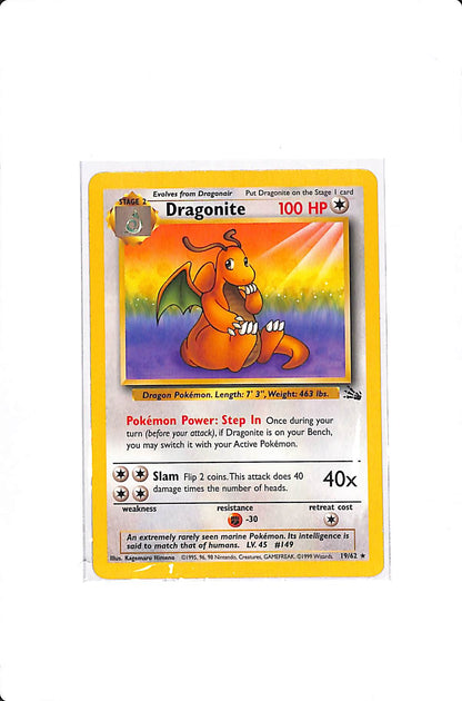 Dragonite (19) Fossil Rare 19 Unlimited