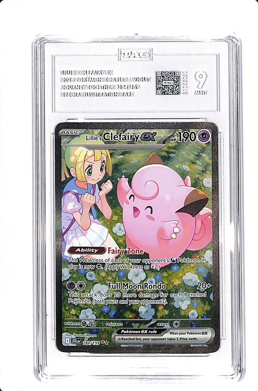 Lillie's Clefairy ex Journey Together Special Illustration Rare 184/159 TAG 9 MINT