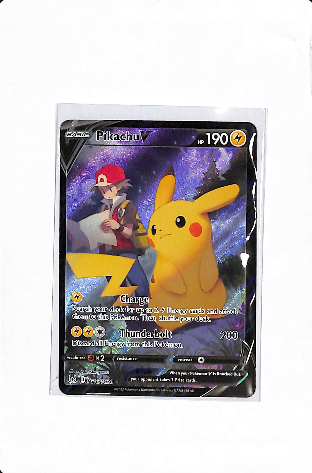 Pikachu V Lost Origin Trainer Gallery Ultra Rare TG16/TG30