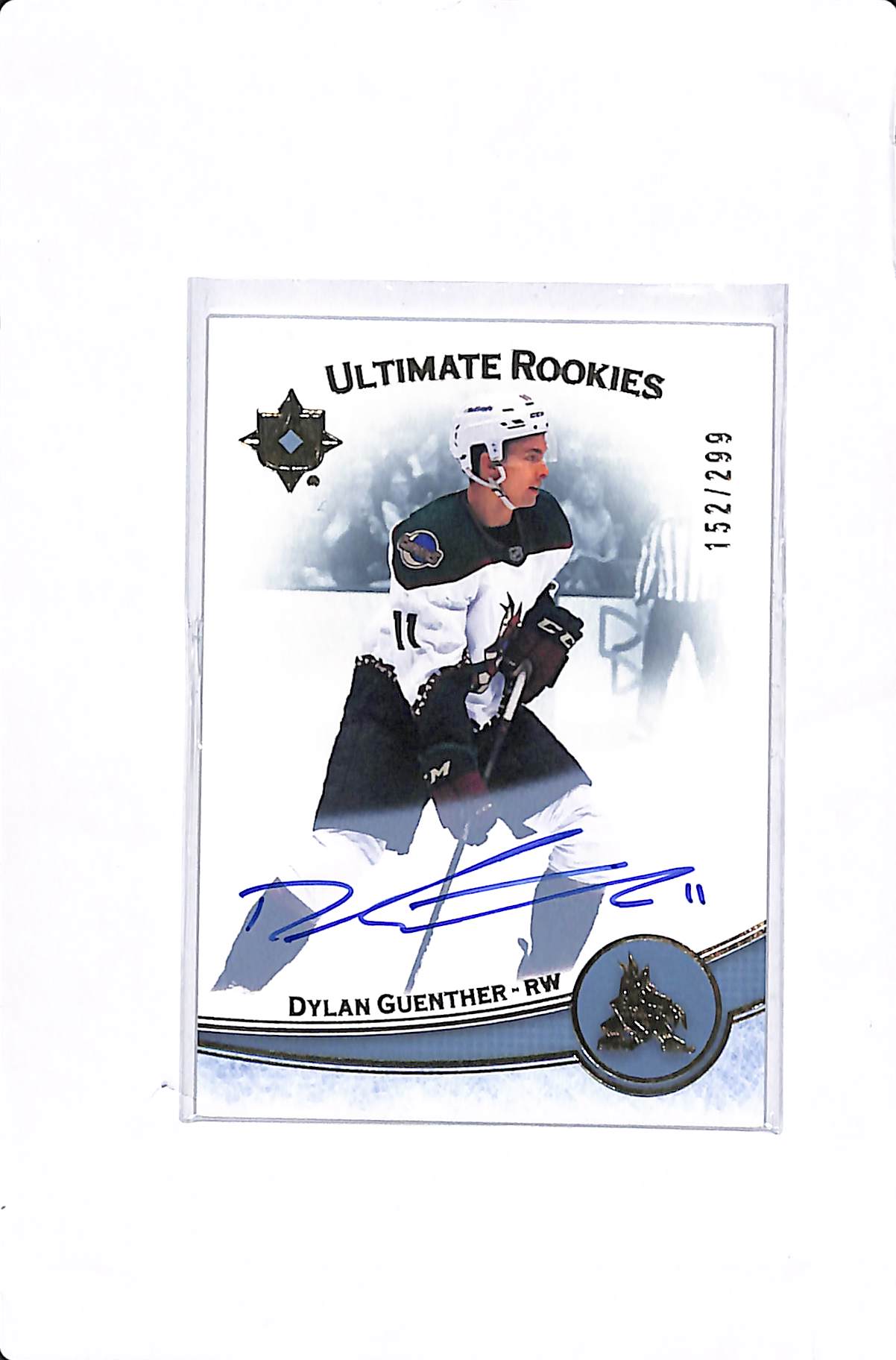 2022-23 UPPER DECK ULTIMATE DYLAN GUENTHER ULTIMATE ROOKIES AUTO /299 #165