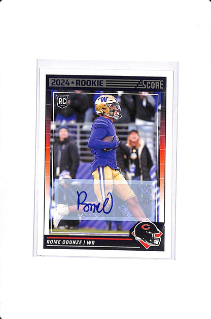 2024 PANINI SCORE ROME ODUNZE ROOKIE AUTO #309