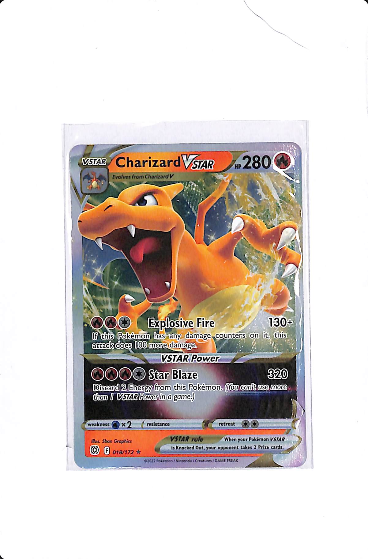 Charizard VSTAR Brilliant Stars Ultra Rare 018/172