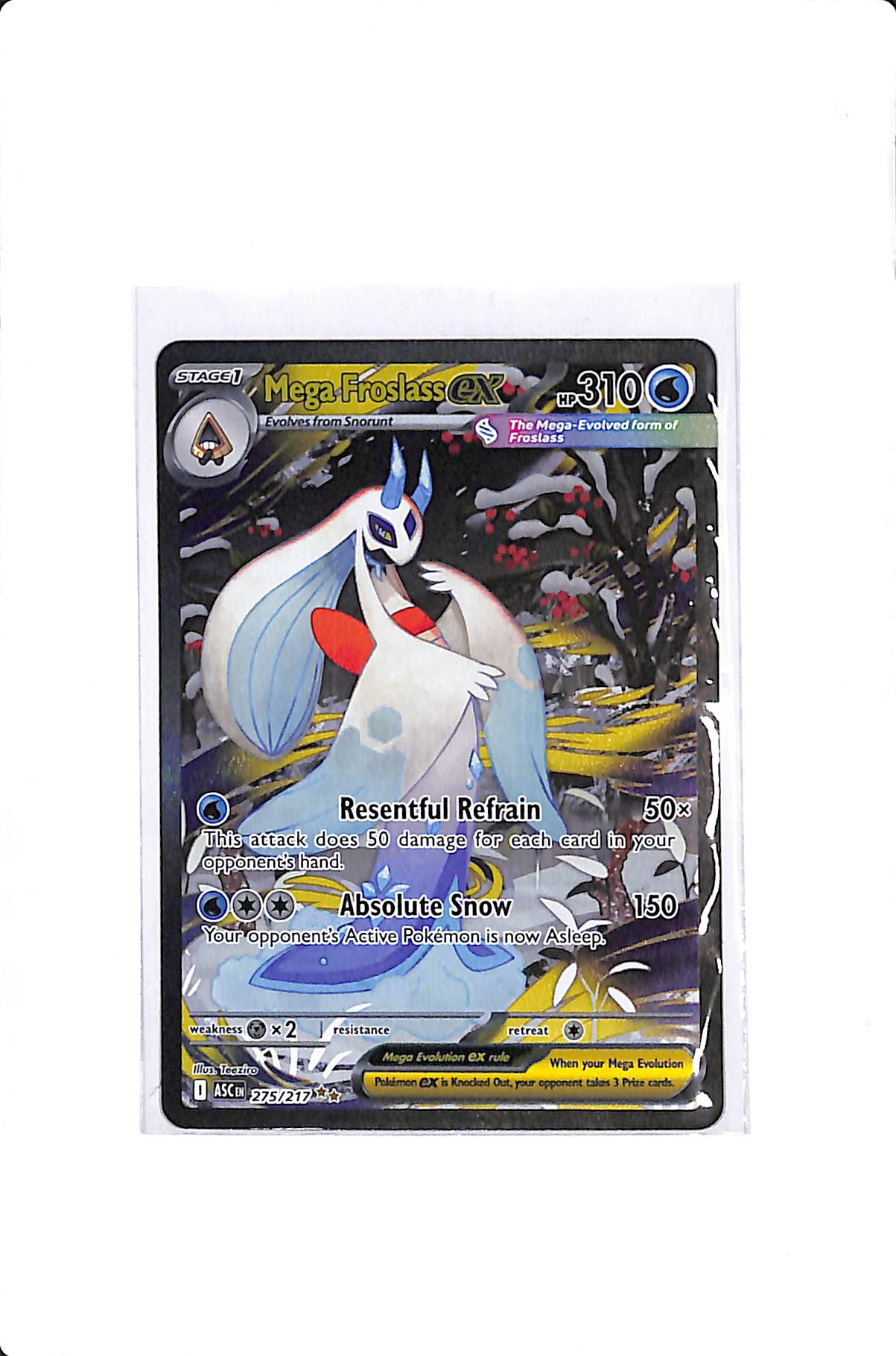 Mega Froslass ex Ascended Heroes Special Illustration Rare 275/217