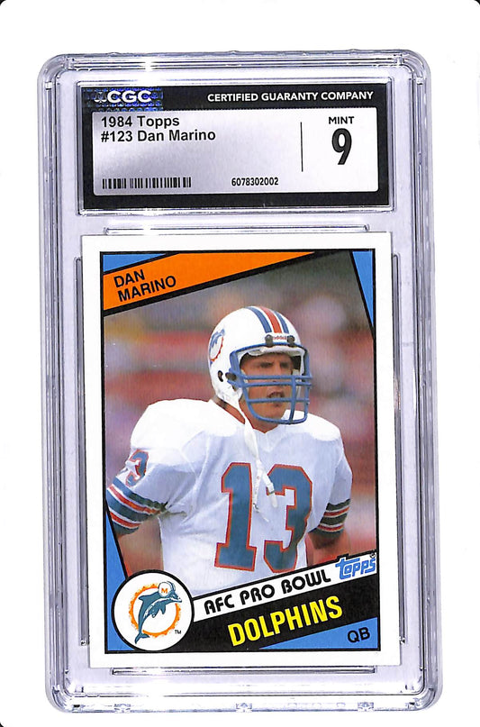 1984 TOPPS DAN MARINO ROOKIE #123 CGC 9