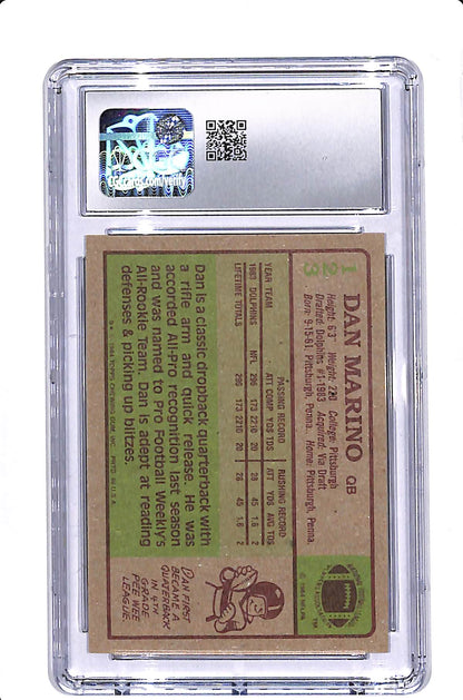 1984 TOPPS DAN MARINO ROOKIE #123 CGC 9