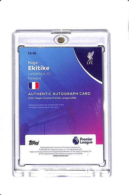 2026 TOPPS CHROME HUGO EKITIKE GREEN WAVE AUTO /99